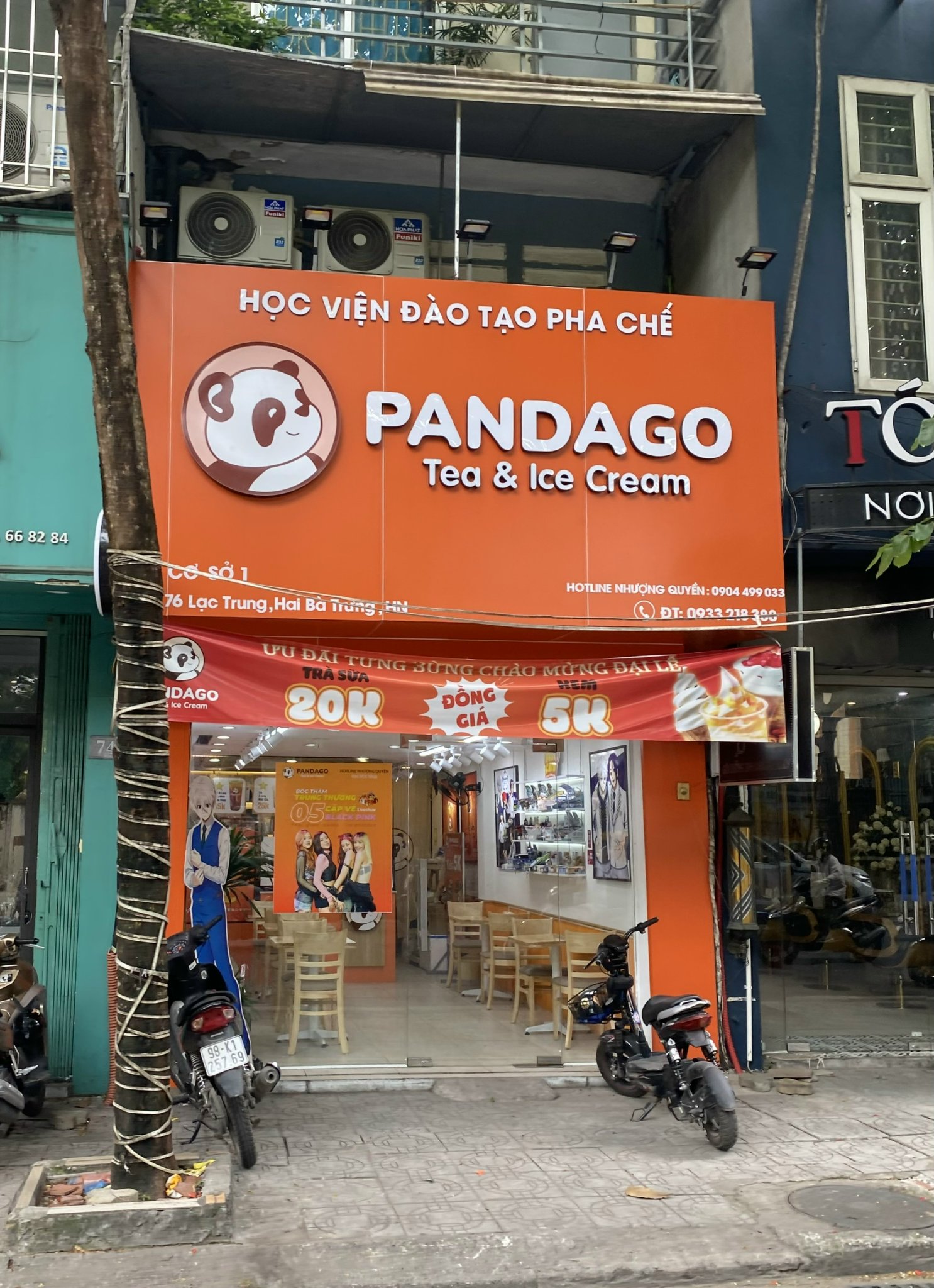 Cho thuê mặt tiền Thanh Nhàn kinh doanh 160m2