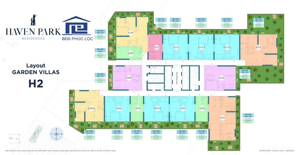 Hàng hiếm, căn hộ Garden Villa tại tầng duy nhất có sân vườn của Haven Park Residence, Ecopark.