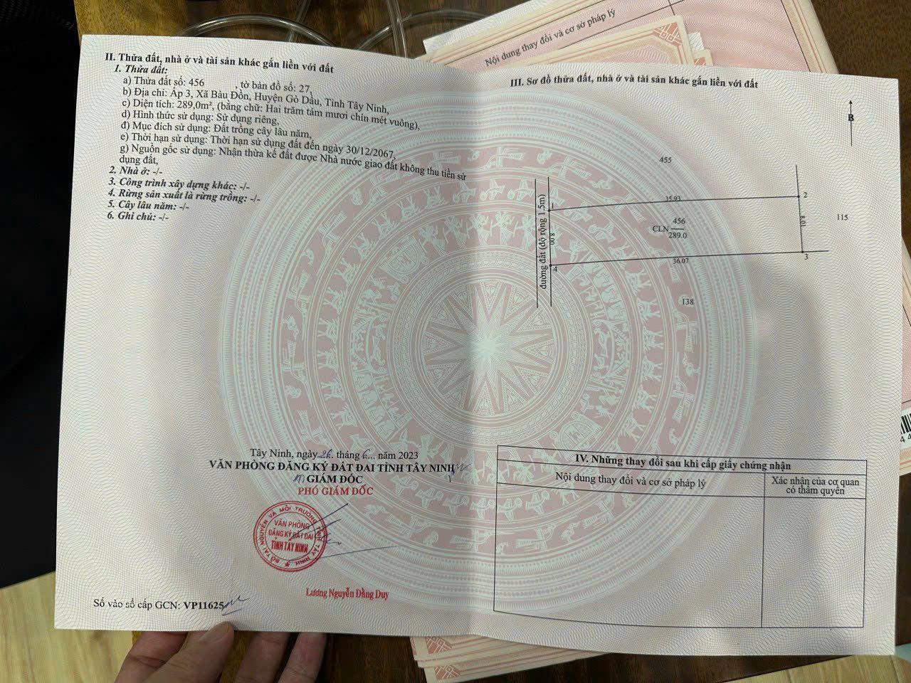 ĐẤT ĐẸP - GIÁ TỐT - CHÍNH CHỦ Cần Bán 02 Lô Đất Vị Trí Đắc Địa Tại Gò Dầu, Tây Ninh.