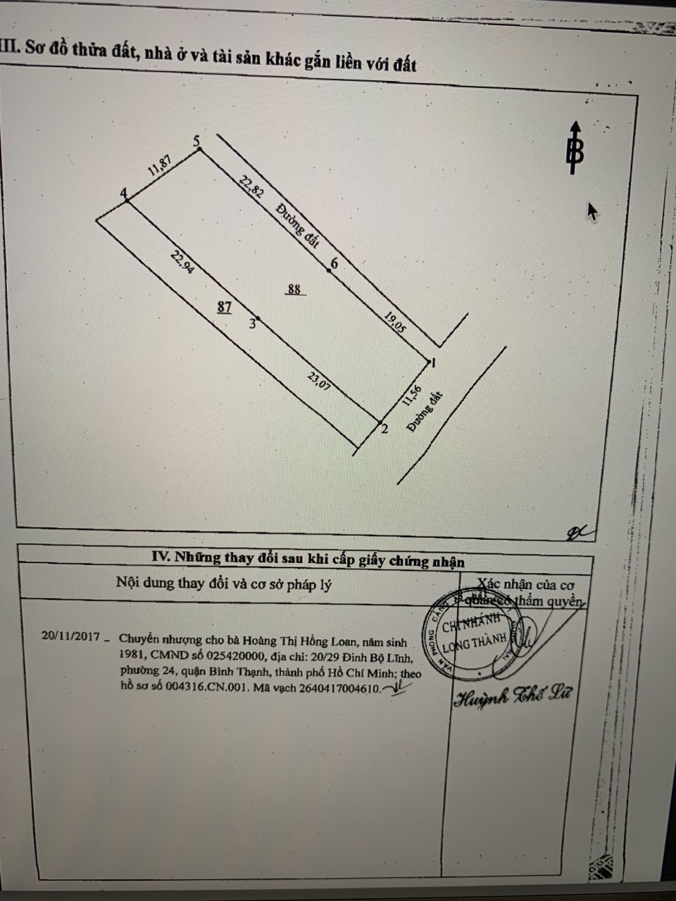 Bán đất thổ cư khu sân bay long thành, Đồng Nai.