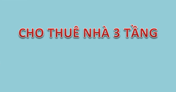 Cho thuê nhà 3 tầng mới xây phố Nhổn, P. Minh Khai, Nam Từ Liêm, HN.