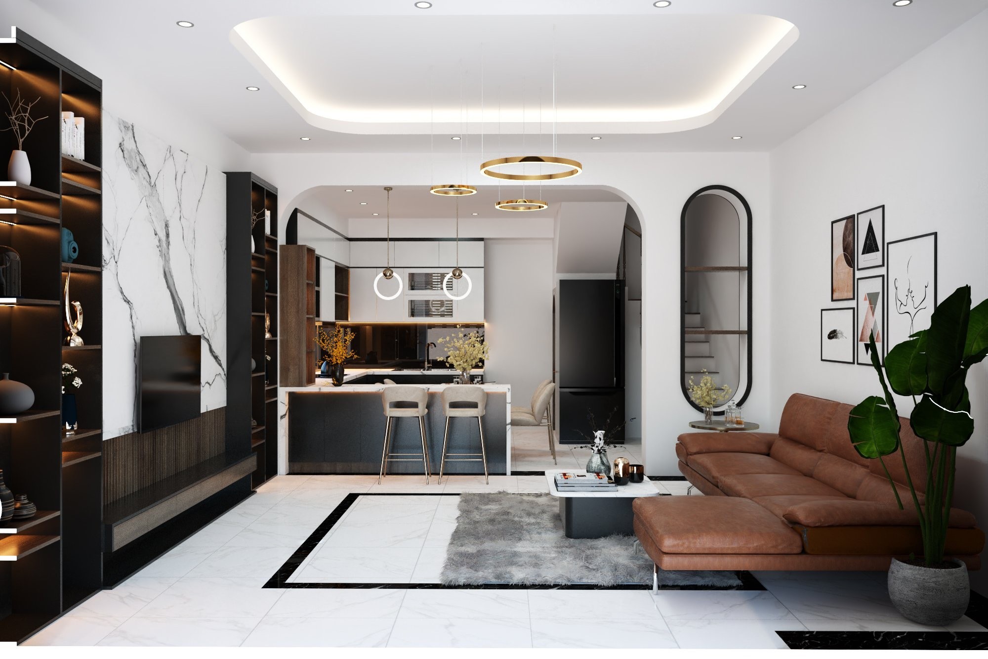 BÁN NHÀ NGUYỄN VĂN TRỖI, GARA ÔTÔ, LÔ GÓC KD, NHÀ ĐẸP 40MX5T 4PN MT9.6.