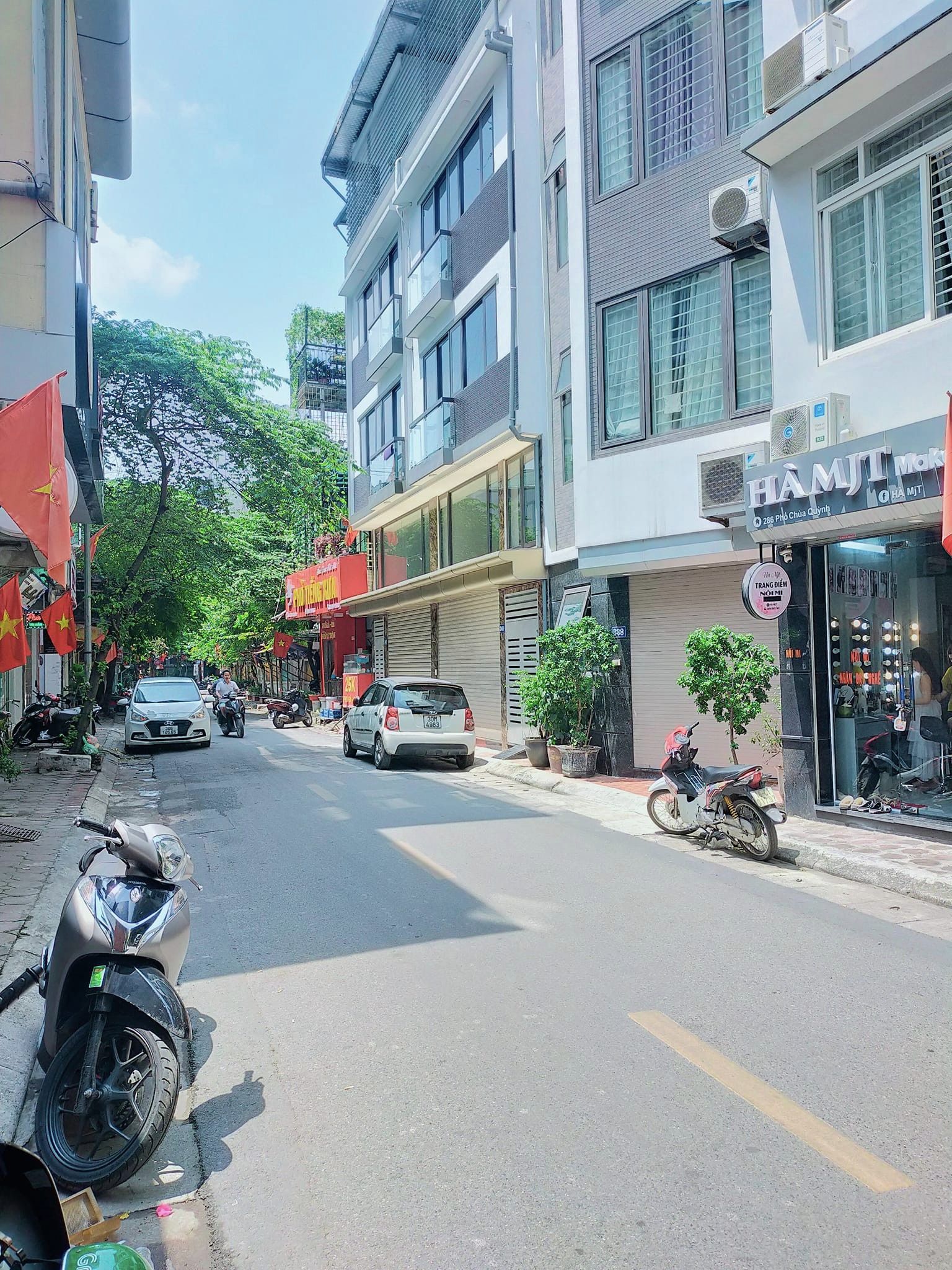 BÁN NHÀ MẶT PHỐ CHÙA QUỲNH HỒNG MAI 66M2 5 TẦNG - VỈA HÈ 3M – MT 7.5M – GIÁ 14.5 TỶ.