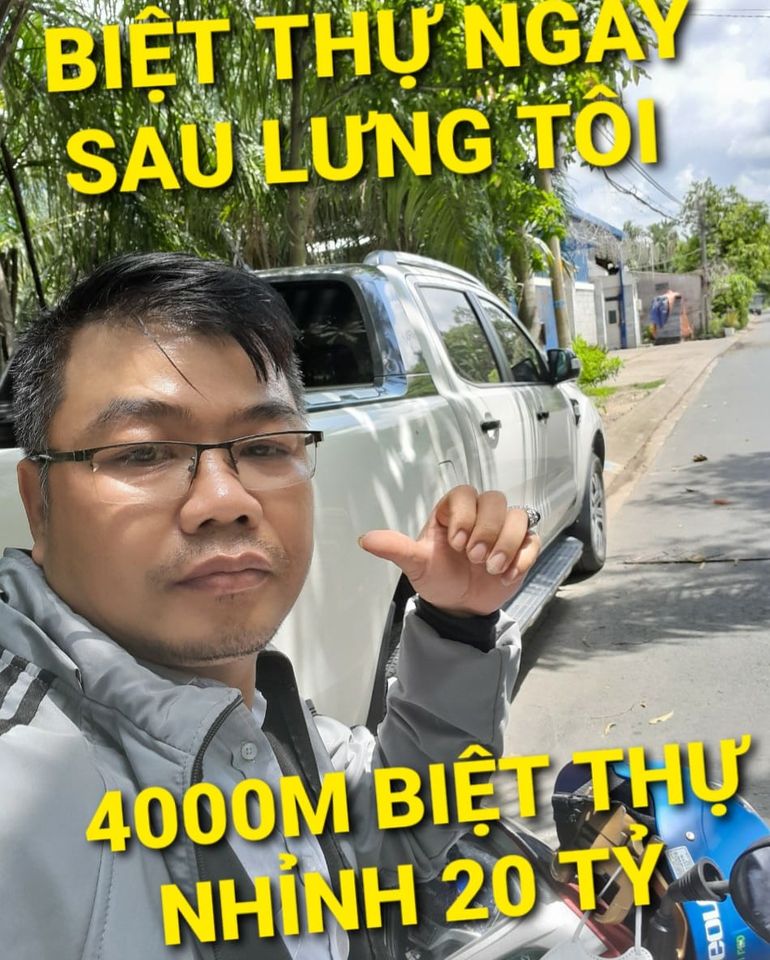 Siêu Biệt Thự 4000m2 có 20 tỷ x Nguyễn Kim Cương Tân Thạnh Tây Củ Chi Tp.HCM.