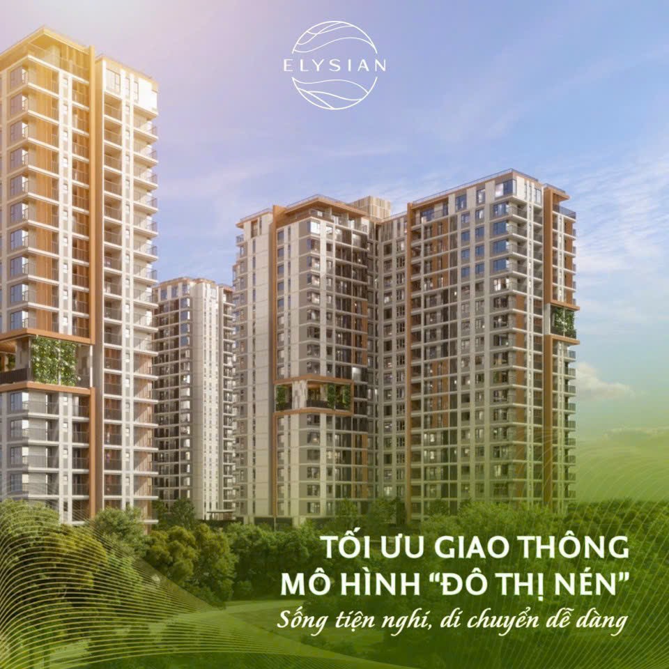 Elysian tối ưu giao thông mô hình "đô thị nén" sống tiện nghi, di chuyển dễ dàng