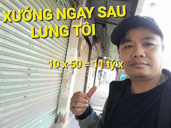 Thanh Lý Xưởng 500m2 Mặt Tiền đường Thanh Niên Tân Thới Nhì Hóc Môn TPHCM.