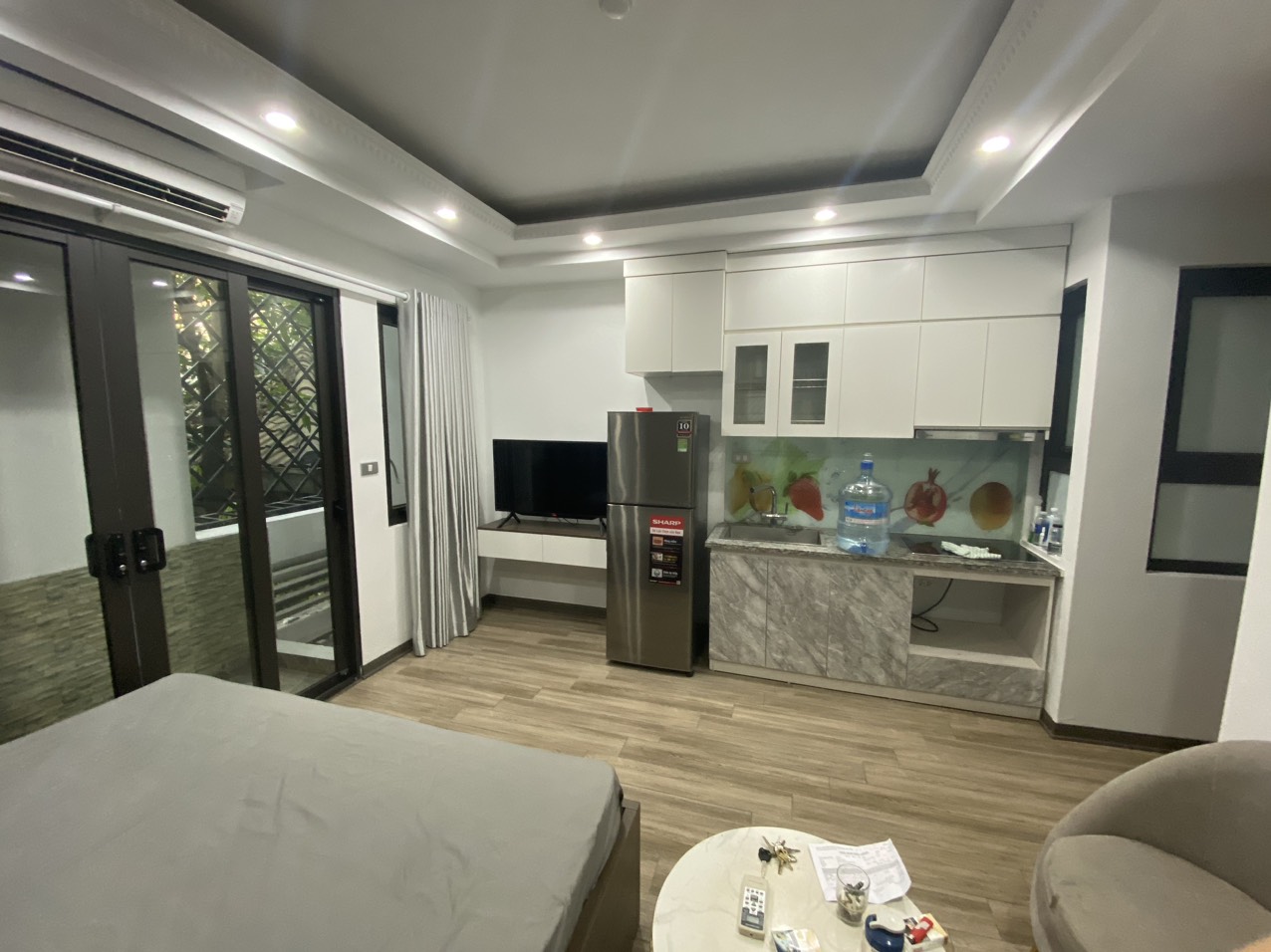 Cho thuê Căn Chung cư mini tại Ngõ 193 Phố Trích Sài. Thoáng máy giặt riêng. Chỉ 6tr.