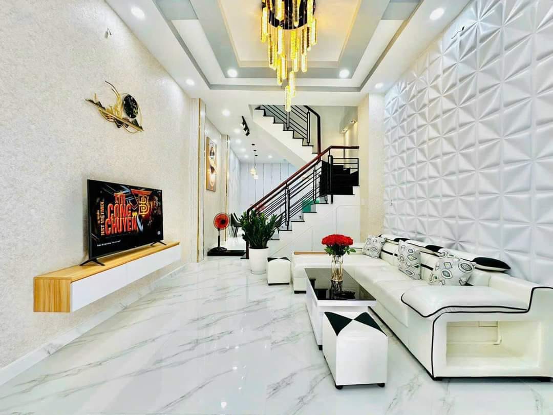 Siêu Phẩm Trần Bá Giao Gò Vấp Mới Đẹp 4 Tầng Hẻm Xe hơi 48m2 5 Tỷ 9.