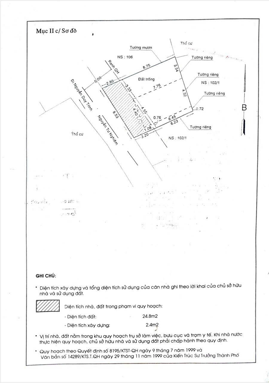 Chính chủ gửi bán nhà mặt tiền đường Nguyễn Tư Nghiêm Quận 2 cách NGuyễn DUy Trinh 150m.