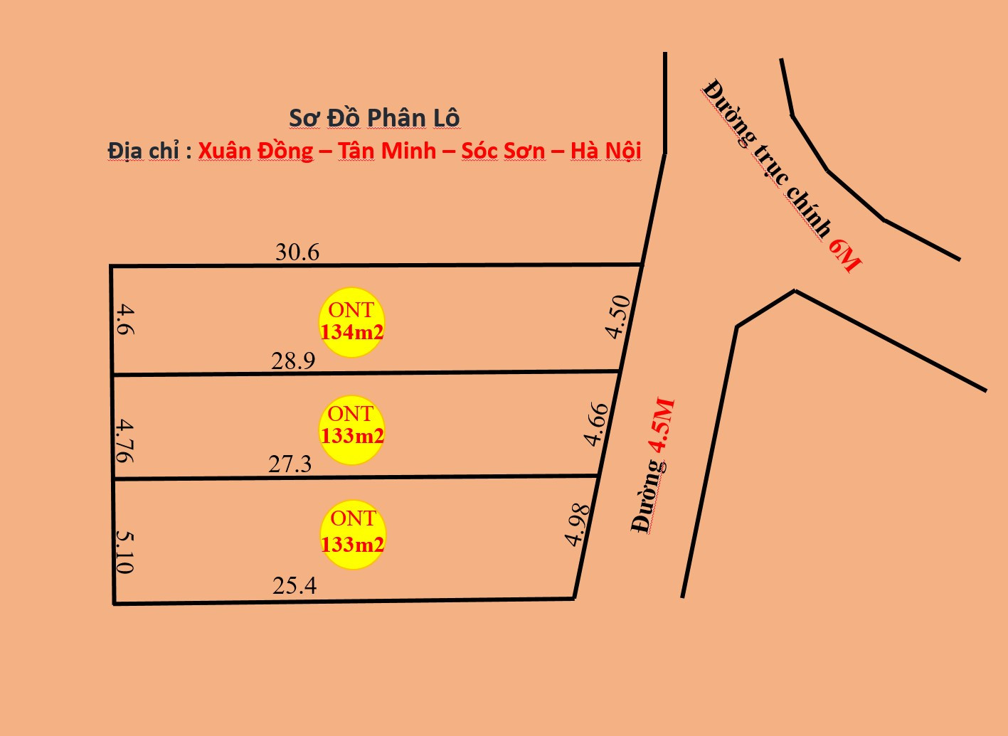 FO mảnh đất 399m tại Tân Minh, Sóc Sơn, Hà Nội..