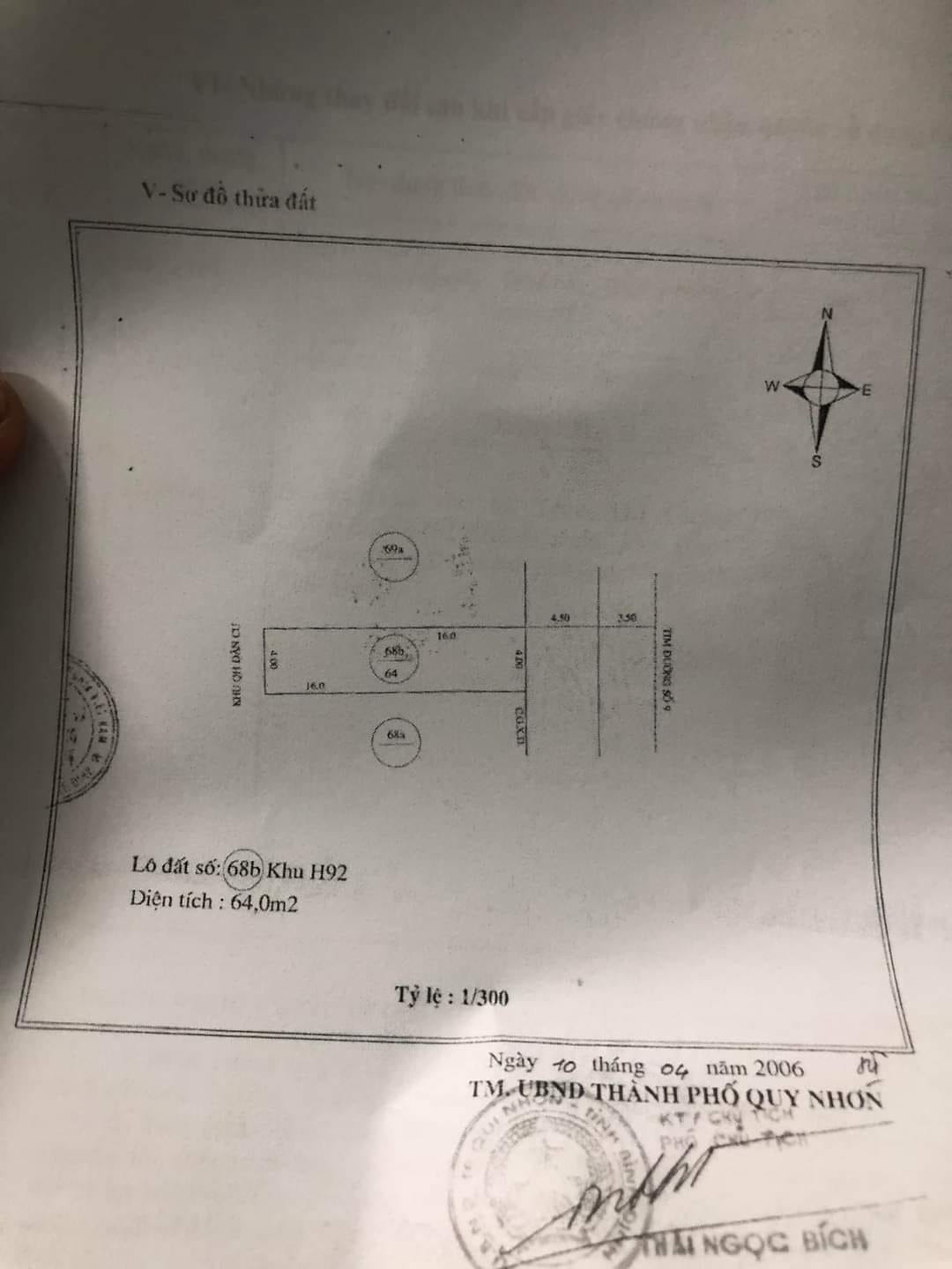 Bán Nhà Mặt Tiền Tố Hữu P. Đống Đa Quy Nhơn , 64m2 , 1 Mê , Giá 4 Tỷ.