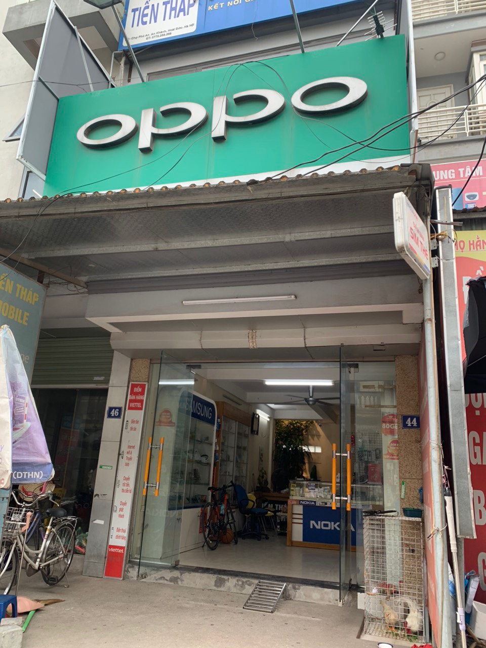 Cho thuê tầng 1 làm văn phòng gần cầu vượt An Khánh, Hoài Đức.