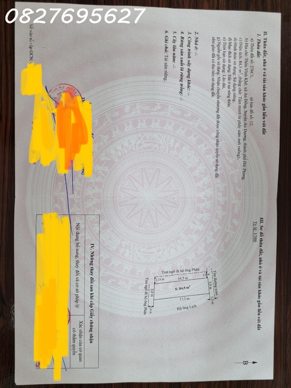 GIẢM SỐC 300TR LÔ ĐẤT 3 MẶT THOÁNG HIẾM CÓ TẠI VĨNH KHÊ, 1P ĐI BỘ RA TỚI HOÀNG HUY AN ĐỒNG - Hiepphung.