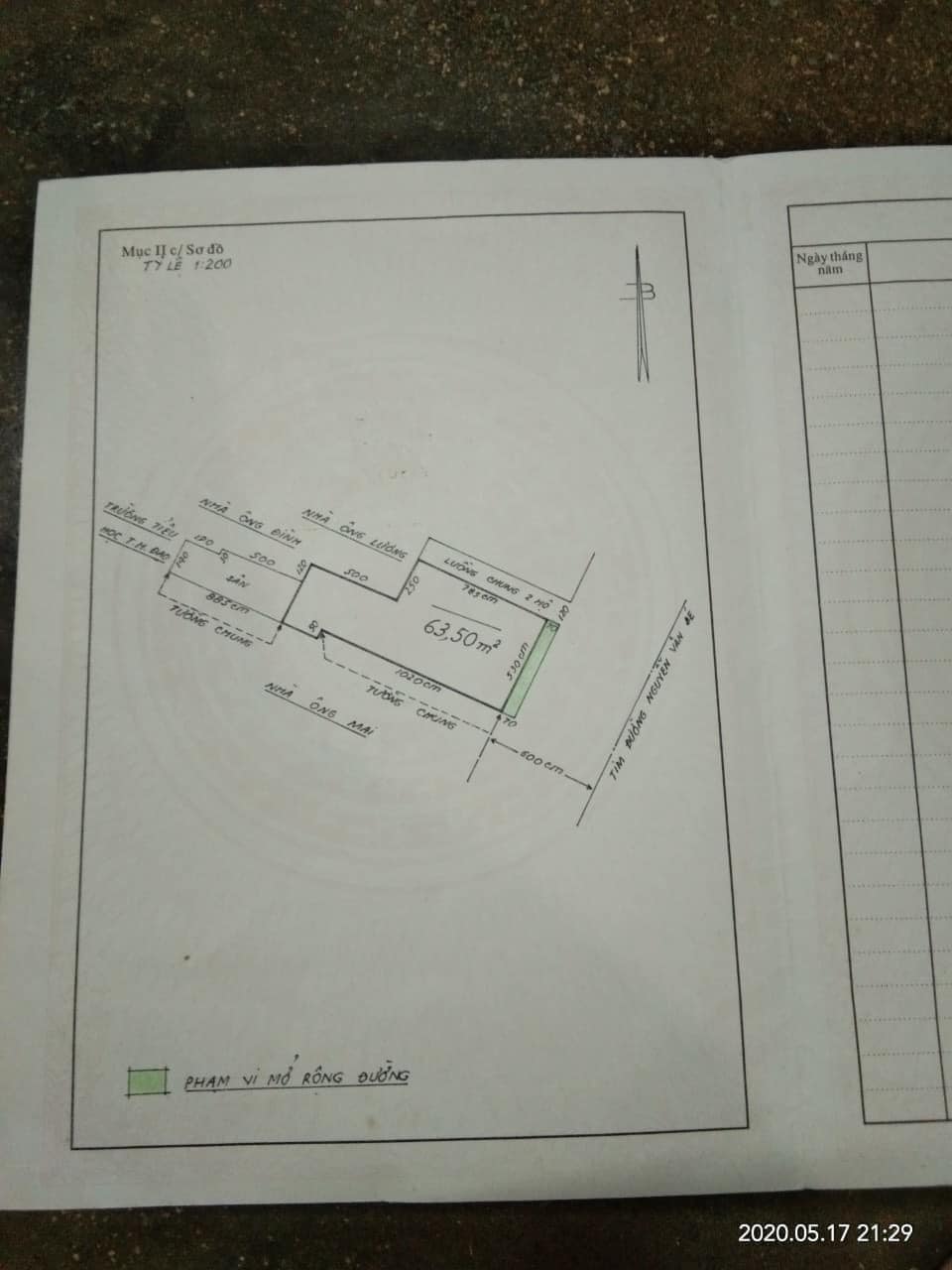 Bán Nhà MT Nguyễn Văn Bé P.Trần Hưng Đạo Quy Nhơn , 63,5m2 , Cấp 4 , Giá 4 Tỷ 500Tr.