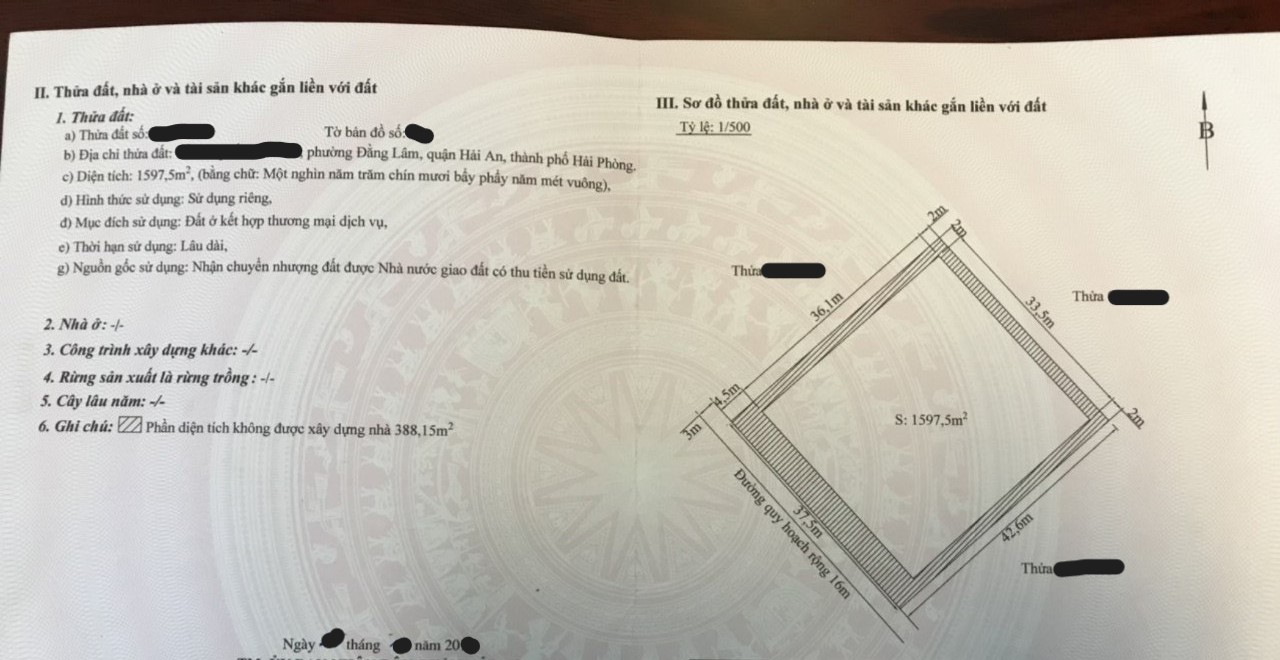 Siêu hiếm - Lô đất tuyến 2 Lê Hồng Phong tuyến đường đẹp nhất Hải Phòng.