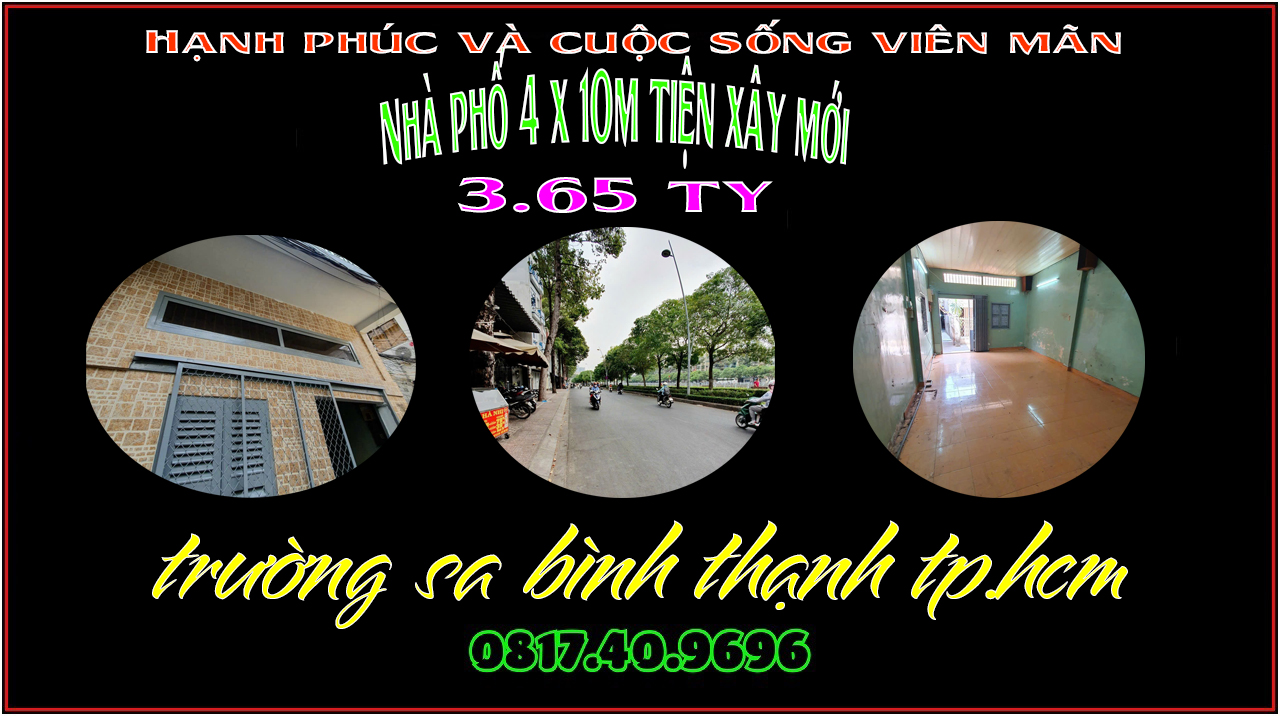 Chỉ 3.65 tỷ cho nhà phố 4 x 10m góc 2 mặt hẻm Trường Sa kề Q1 TP.HCM.