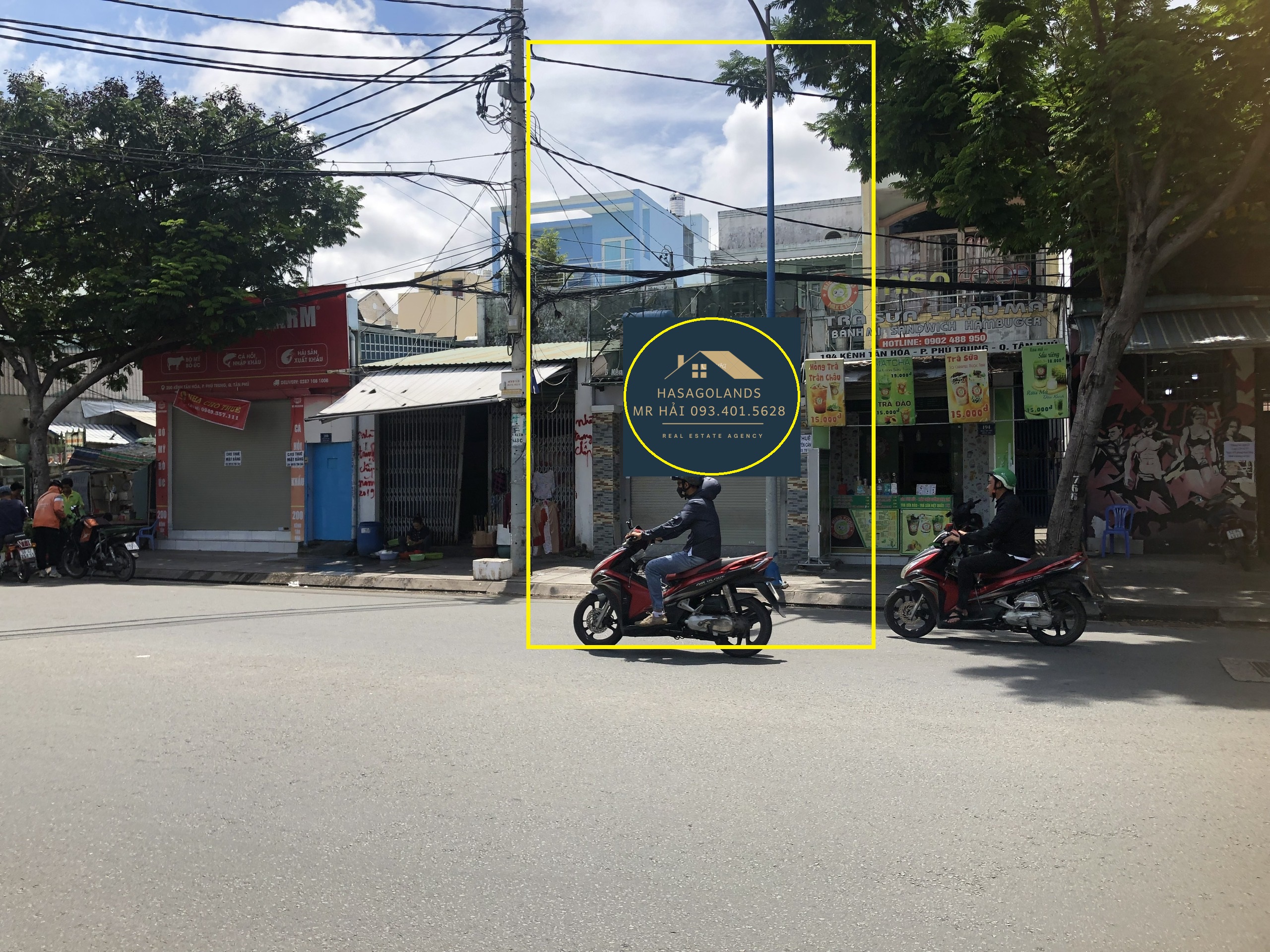 Cho thuê nhà Mặt Tiền KD Kênh Tân Hóa 104m2, 2 TẦNG, 22 triệu,cạnh chợ.