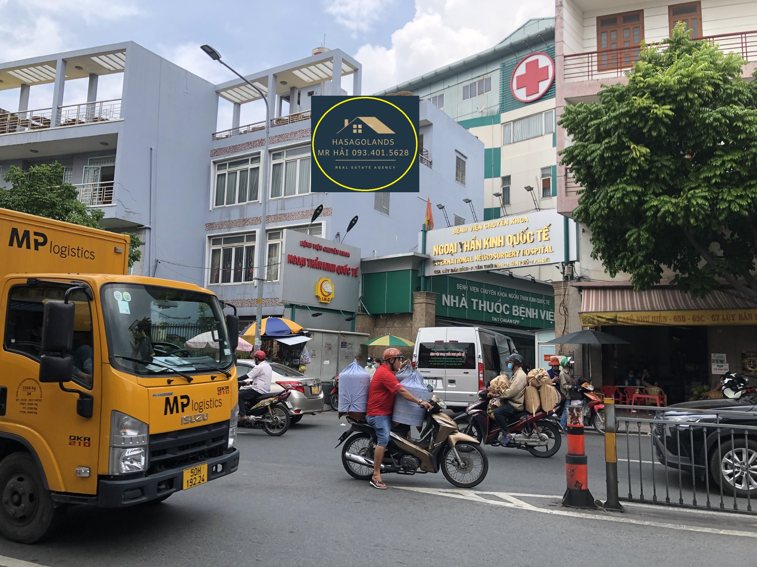 Cho thuê nhà Mặt Tiền KD Lũy Bán Bích 78m2, 3TẦNG , 40triệu, cạnh Bệnh Viện.