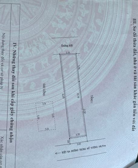 BÁN NHÀ 2 MẶT KIỆT Ô TÔ TRƯỚC SAU ĐƯỜNG TRƯNG NỮ VƯƠNG, GIÁ CHỈ NHỈNH 2 TỶ.