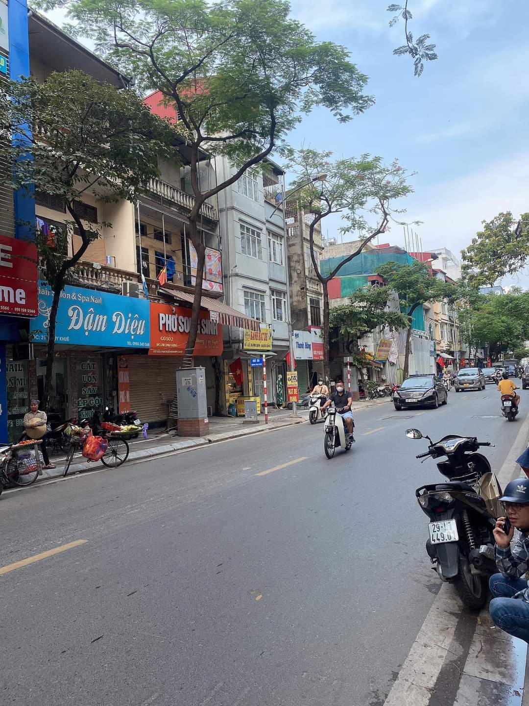 BÁN NHÀ MẶT PHỐ HỮU HƯNG, ĐẠI MỖ, NAM TỪ LIÊM, KD, Ô TÔ, 85M, GIÁ 6.1 TỶ.