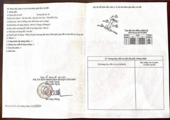 Chính chủ cần bán gấp 2 lô đất liền kề tại khu 8 Xã Tân Phú, Tân Sơn, Phú Thọ.