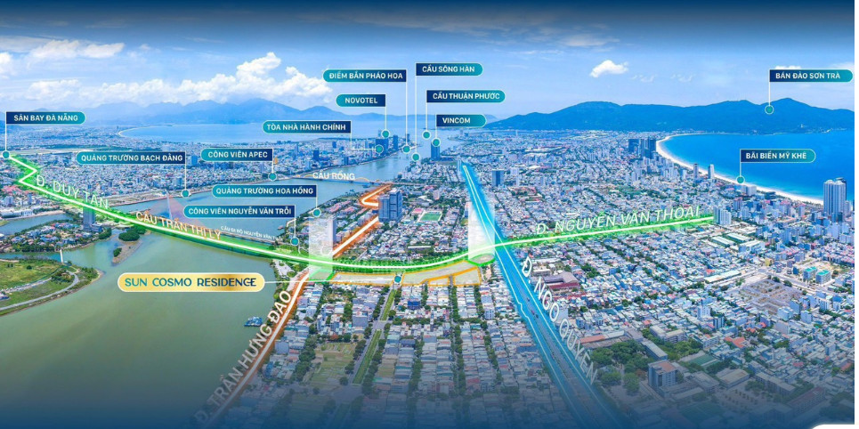 Căn hộ cao cấp view biển 82m2 đẳng cấp nhất Đà Nẵng chỉ từ 3,5 tỷ