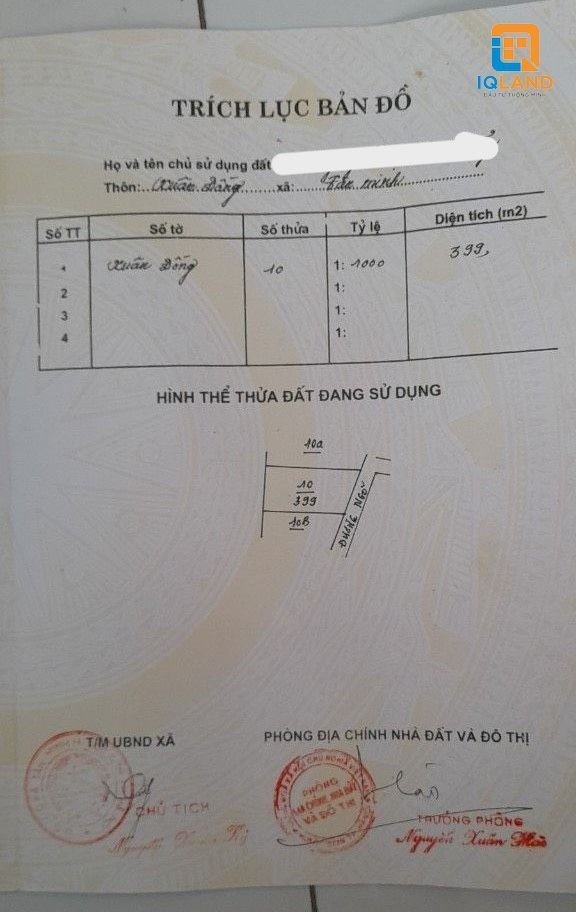 Bán Gấp F0 mảnh đất 399m2 tại Xuân Đồng,Tân Minh, Sóc Sơn.