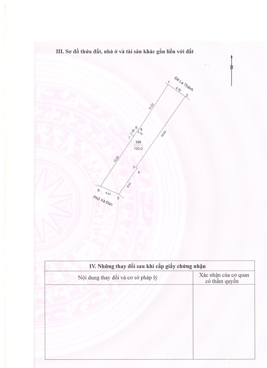 Mặt Phố Xã Đàn 7 Tầng Thang máy 120M2 MT 4.5M -2 Mặt Tiền Trước Sau 62 Tỷ.