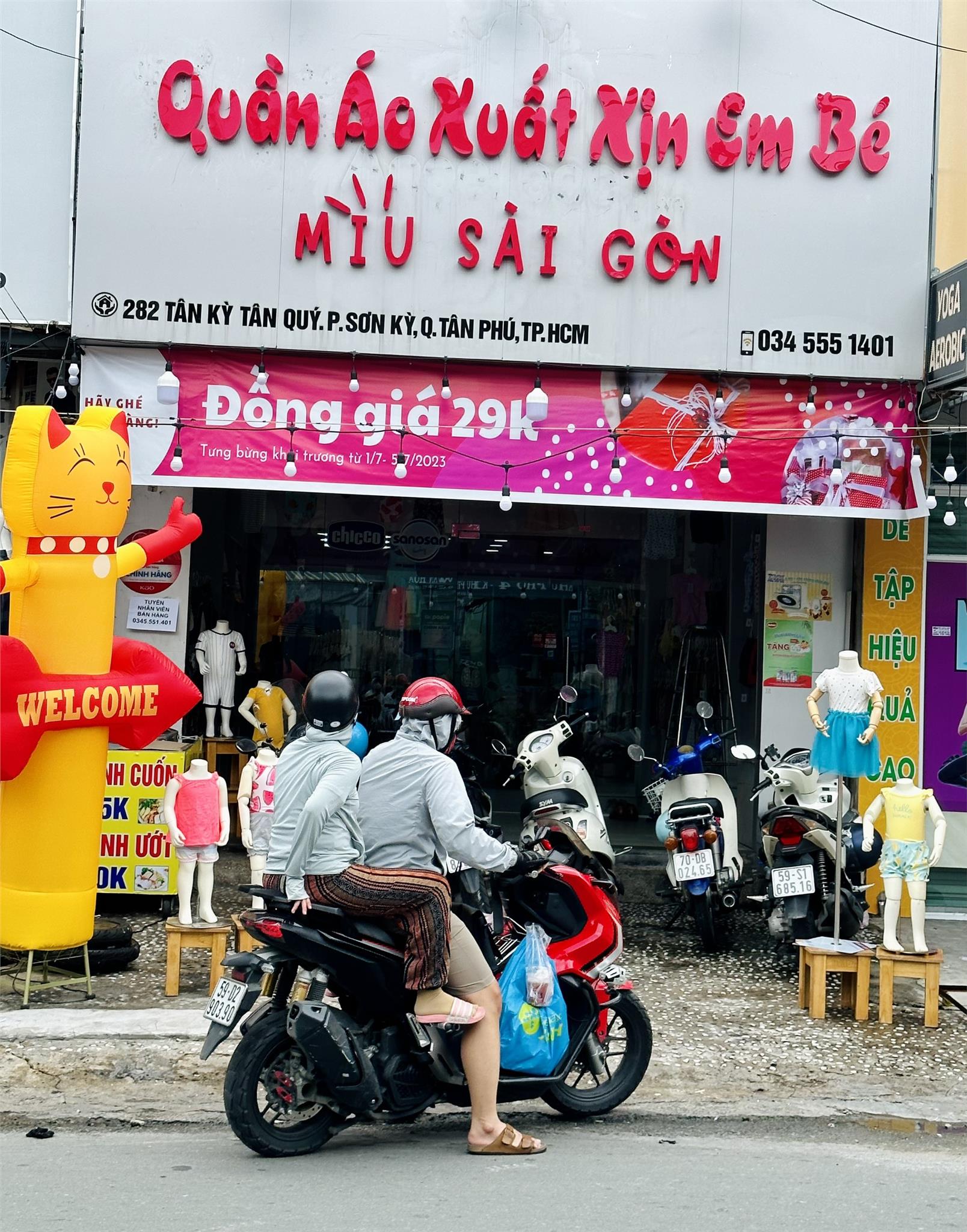 SANG NHƯỢNG MẶT BẰNG KINH DOANH QUẦN ÁO Tại Phường Sơn Kỳ, Quận Tân Phú - HCM.