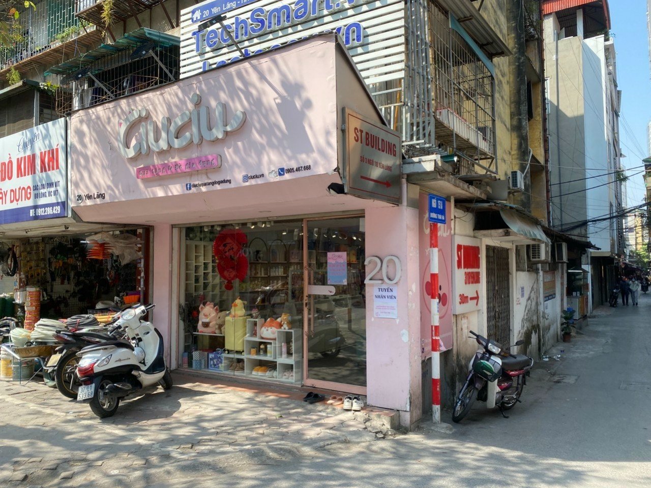 Chính chủ Cần nhượng lại mặt bằng cửa hàng 2 mặt tiền số 20 Yên lãng HÀ Nội.