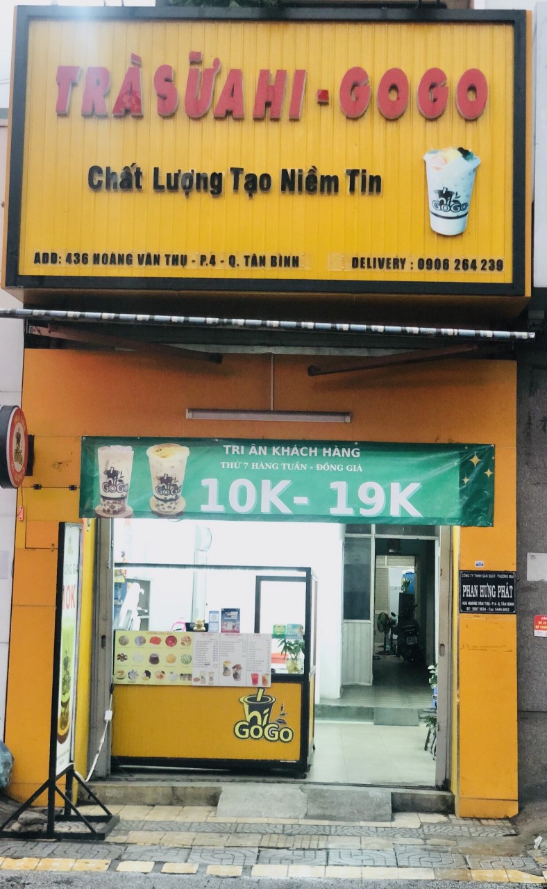 Cần Sang Nhượng Quán Trà Sữa, Trà Hoa Quả Tại Phường 4, Quận Tân Bình.