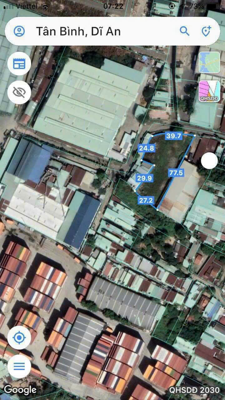 LÔ GÓC 2 MT, 2 SÀO, NGUYỄN THỊ MINH KHAI, MỸ PHƯỚC, TÂN VẠN, 26 TỈ.