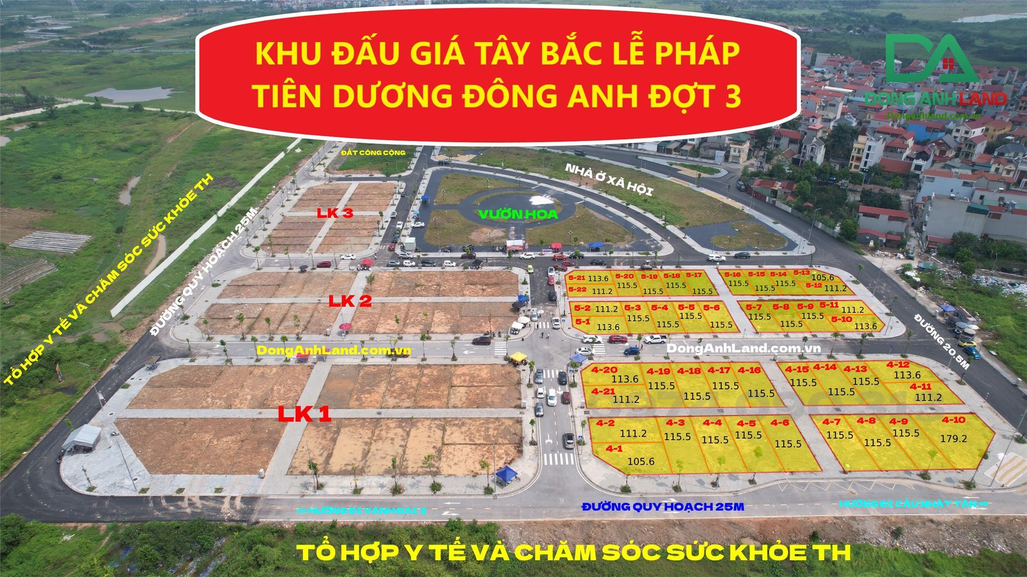Đấu Giá Tây Bắc Lễ Pháp, xã Tiên Dương, Đông Anh.