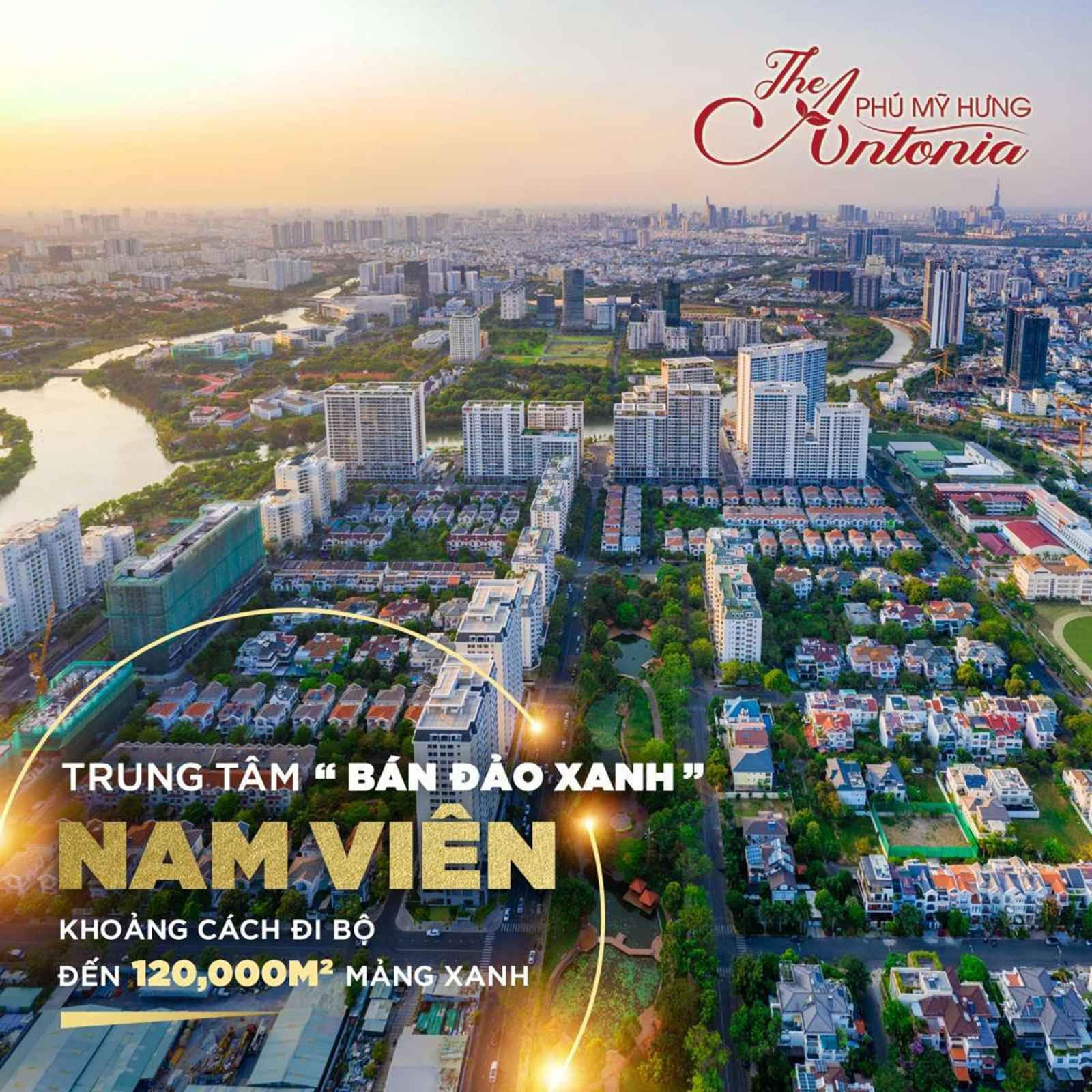 Phú Mỹ Hưng Mở bán nhiều căn hộ tại dự án The Antonia với diện tích đa dạng từ 80-115m2