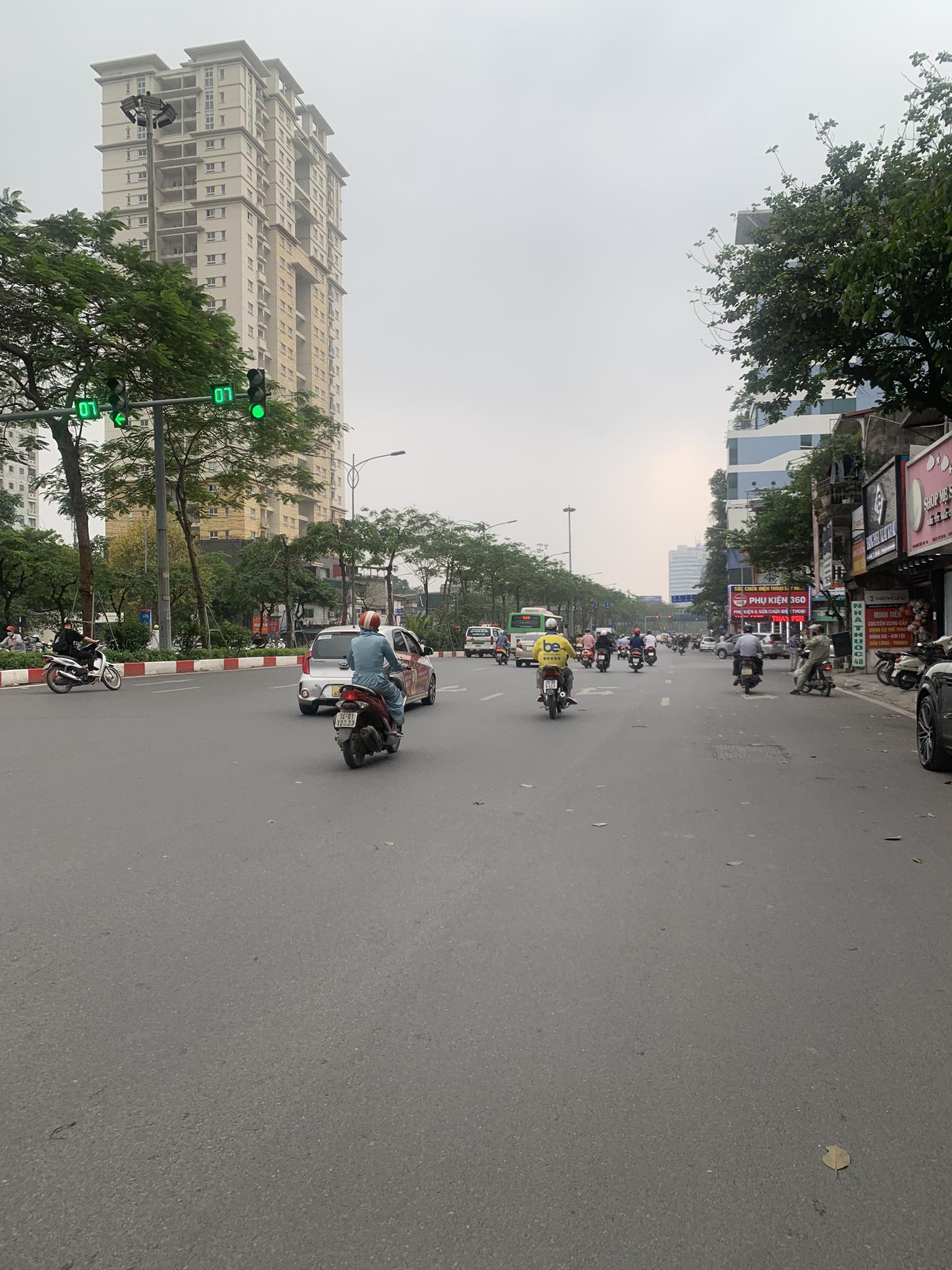 Lô góc mặt phố Ngô Gia Tự, 123m x 6tầng, mặt tiền 6.2m, kinh doanh ngày đêm.