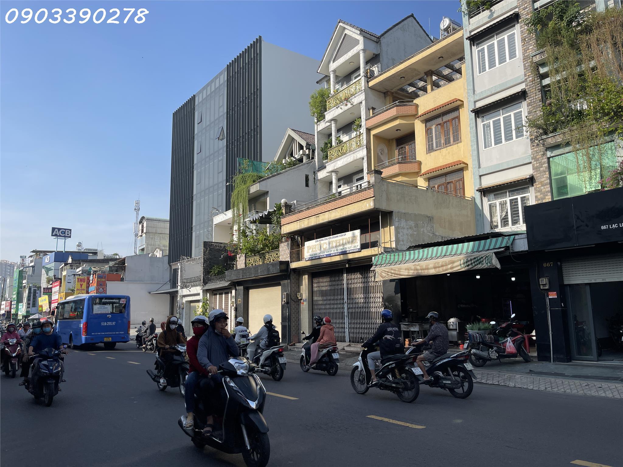 TÂN BÌNH - LẠC LONG QUÂN - HẺM XE TẢI THÔNG 4x15m2- 4 Tầng - Sân Thượng