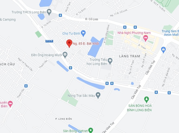 Ngõ 85 nằm ở ngay đầu đường Bát Khối, gần phố Bồ Đề, Hồng Tiến... Ngõ 85 nằm ở ngay đầu đường Bát Khối, gần phố Bồ Đề, Hồng Tiến...