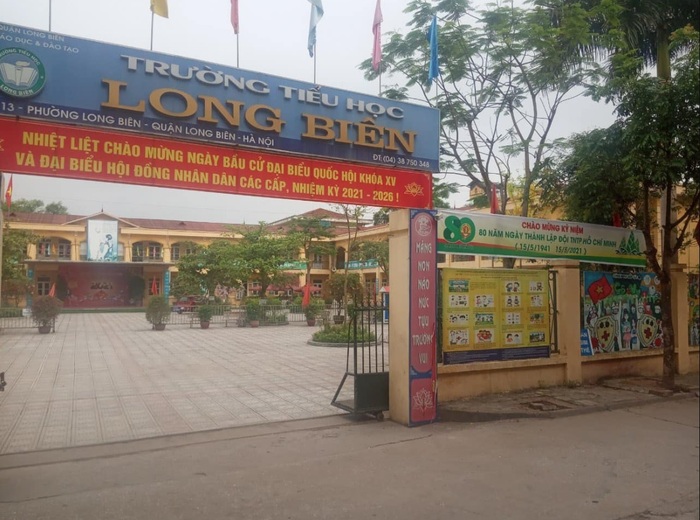 Có Trường Tiểu học Long Biên nằm ngay gần ngõ 85 Bát Khối Có Trường Tiểu học Long Biên nằm ngay gần ngõ 85 Bát Khối