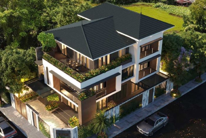 Biệt thự mái Nhật 3 tầng là một lựa chọn lý tưởng cho những gia đình muốn sở hữu một ngôi nhà mang vẻ đẹp nhẹ nhàng