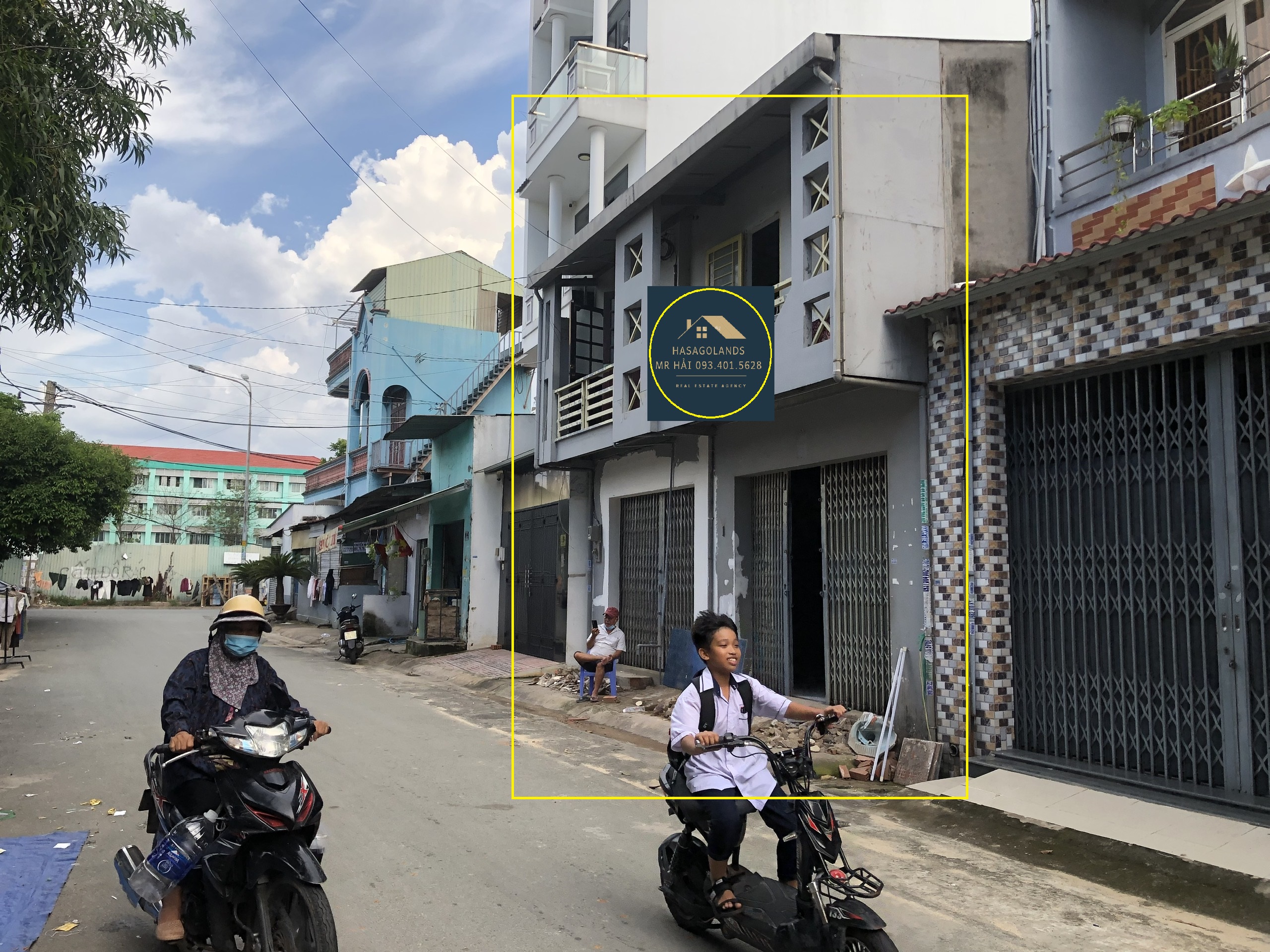 Cho thuê nhà Mặt Tiền KD gần chợ Tân Hương 120m2, 2TẦNG,18 triệu.