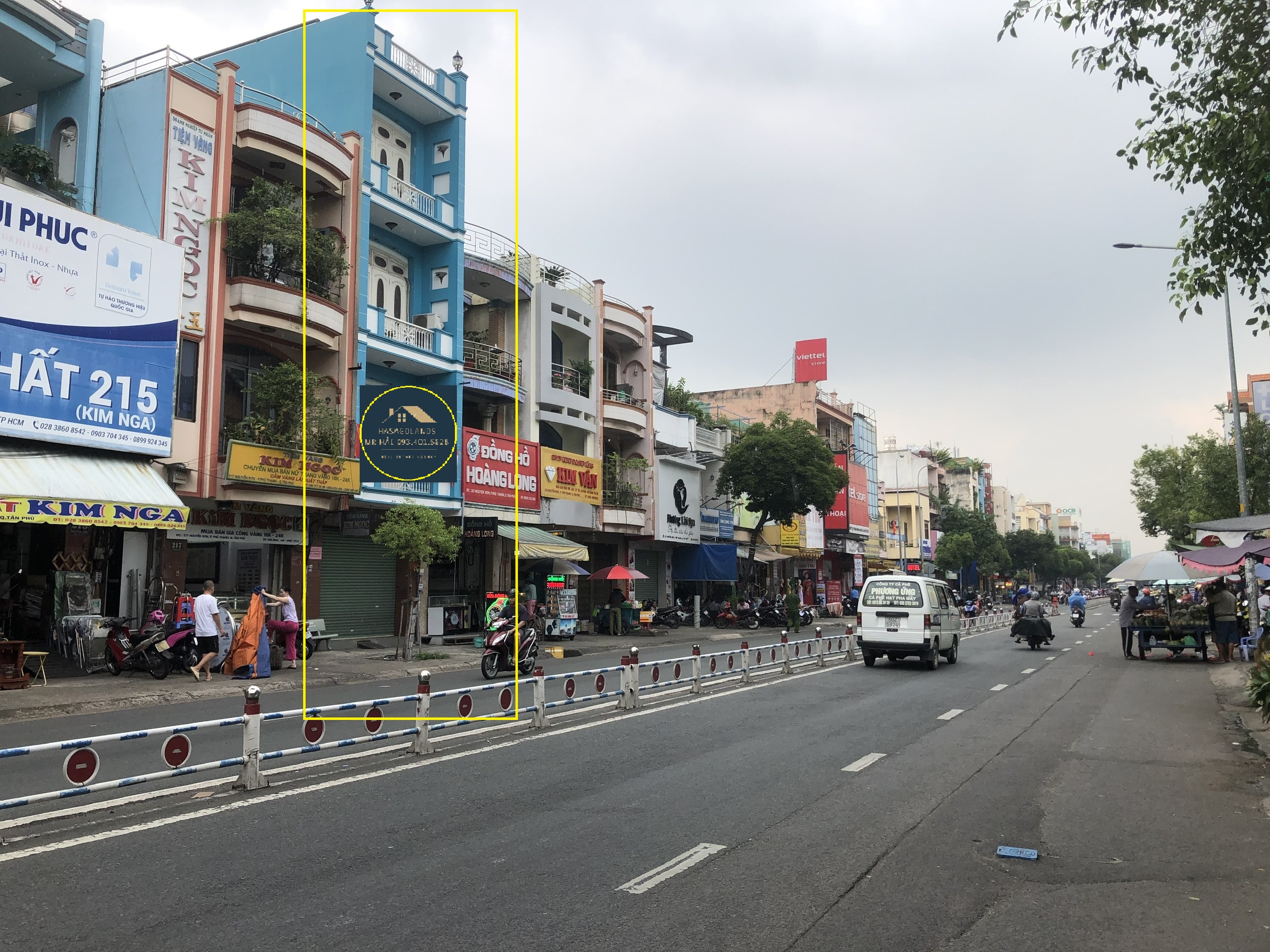 Cho thuê nhà Mặt Tiền KD Nguyễn Sơn 70m2 ,4 TẦNG,32 triệu, Đối diện chợ.