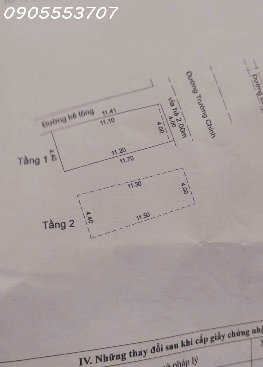 SIÊU RẺ, Chỉ 2,6x tỷ - Mặt tiền TRƯỜNG CHINH, Đà Nẵng - Nhà 2 tầng, lô góc, Diện tích~50m2.