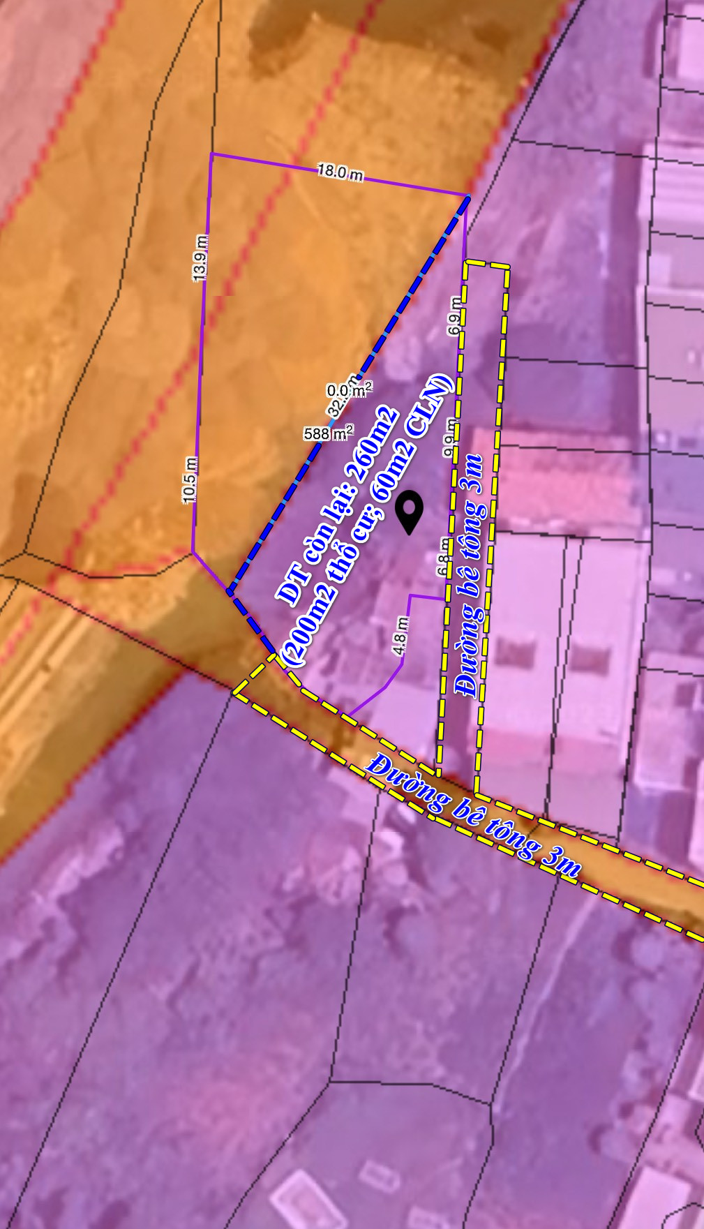 Bán đất mặt đường BỜ KÈ SÔNG CÁI Vĩnh Thạnh giá rẻ