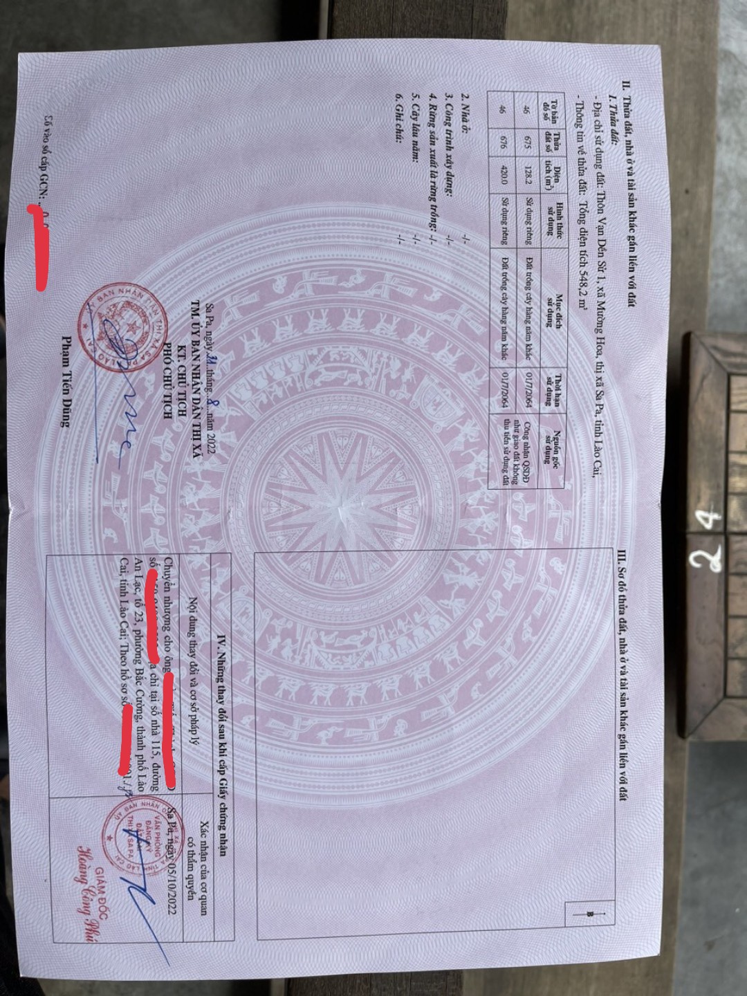 Cần tiền trả nợ nên bán gấp lô đất gần trung tâm Sapa giá cực kì tốt cho khách.