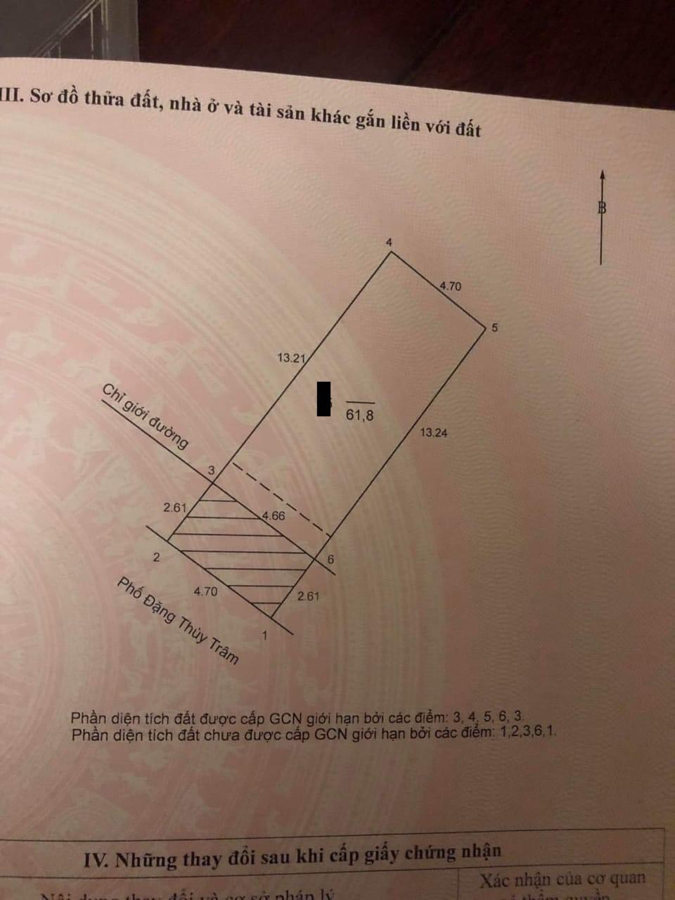 NHÀ 6T MẶT PHỐ ĐẶNG THUỲ TRÂM - CẦU GIẤY - DT 74m2 x MT4,66 - GIÁ CỰC TỐT.
