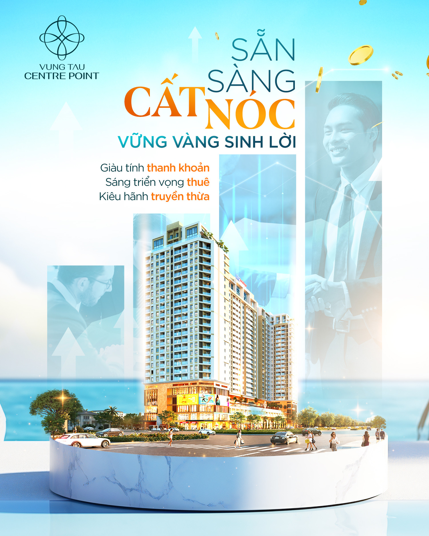 Vung Tau Centre Point chỉ còn duy nhất 4 suất tặng thêm 30tr , CK cao nhất lên đến 14%.