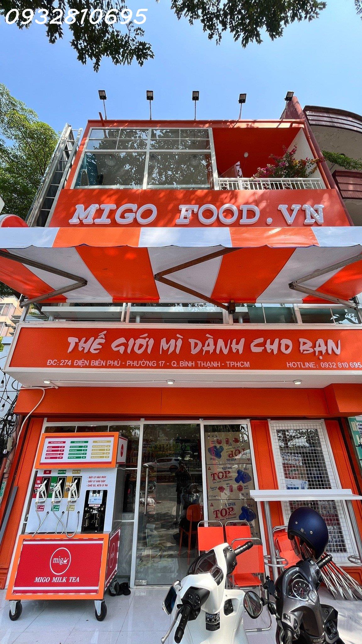 SANG QUÁN MÌ, TRÀ SỮA PHONG CÁCH HÀN ( 274 Điện Biên Phủ, HCM ).