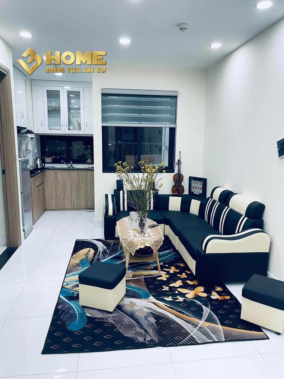 CH602. CHO THUÊ CĂN HỘ CHUNG CƯ HOÀNG HUY LẠCH TRAY CÓ 2 NGỦ FULL ĐỒ.