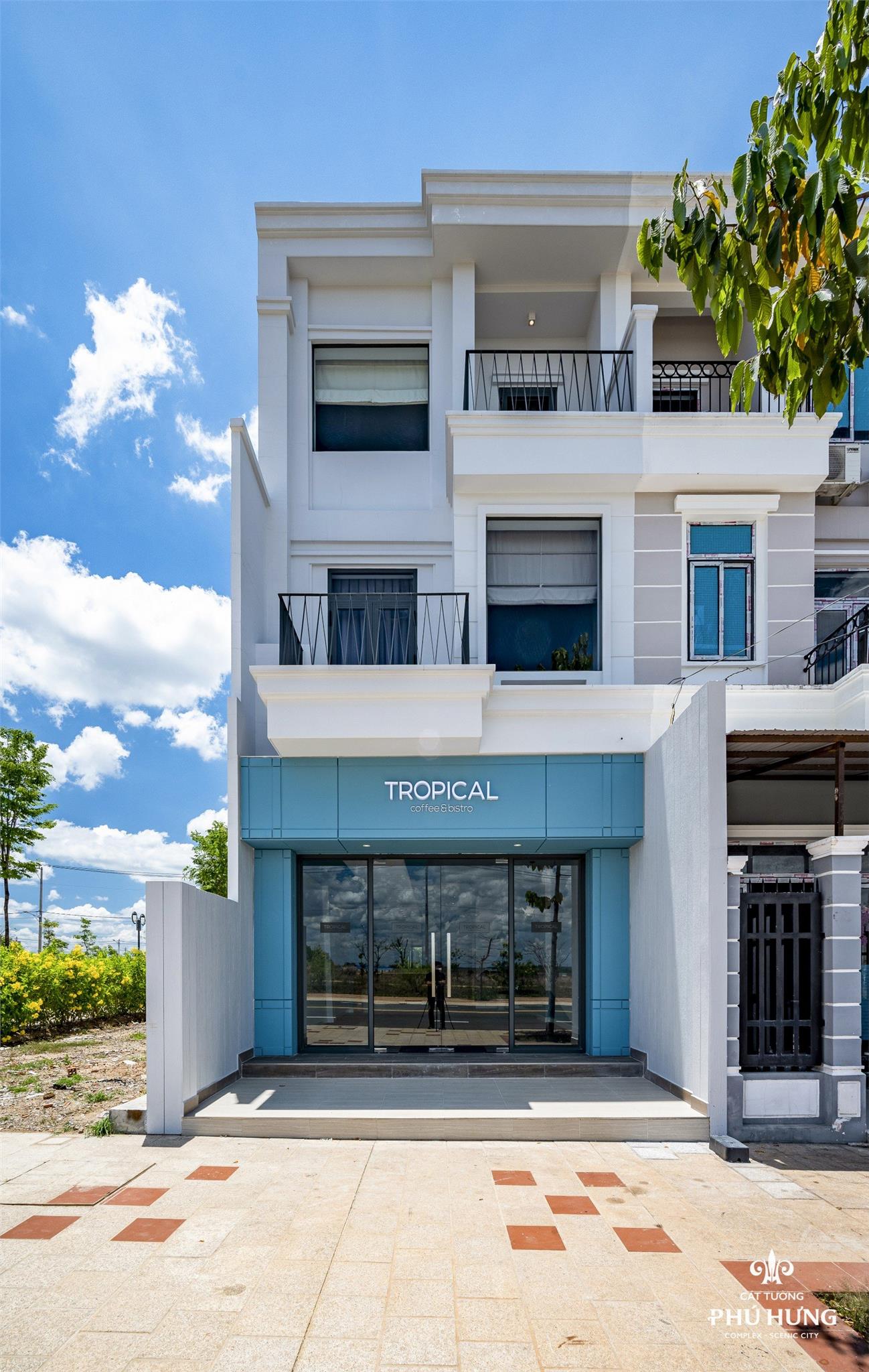 Bán nhà phố mặt tiền đường lộ giới 95m đối diện Khu công nghiệp