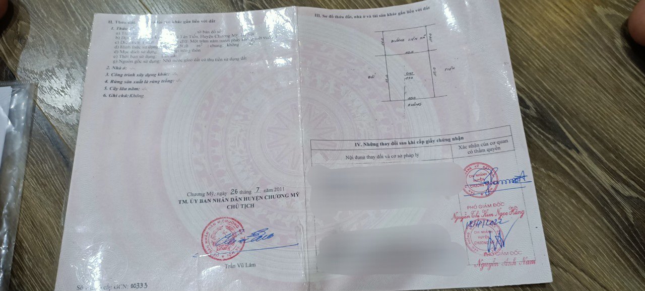 Mua 150m sổ đỏ tặng thêm 80m - 02 mặt đường - mặt tiền 10m - đường liên xã - Em có lô đất 150m, full thổ cư, 02 mặt